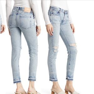 Moussy Fleming distressed skinny jeans